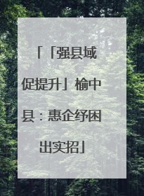 「强县域 促提升」榆中县：惠企纾困出实招