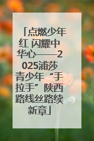 点燃少年红 闪耀中华心——2025浦莎青少年“手拉手”陕西路线丝路续新章