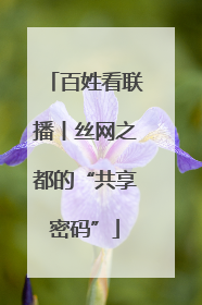 百姓看联播丨丝网之都的“共享密码”