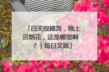 白天观傩舞，晚上赏烟花，这是哪里啊？｜每日文旅
