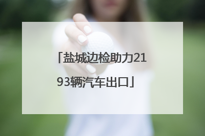 盐城边检助力2193辆汽车出口