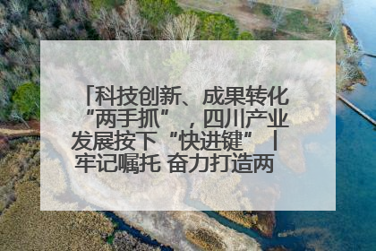 科技创新、成果转化“两手抓”，四川产业发展按下“快进键”丨牢记嘱托 奋力打造两高地两基地一屏障
