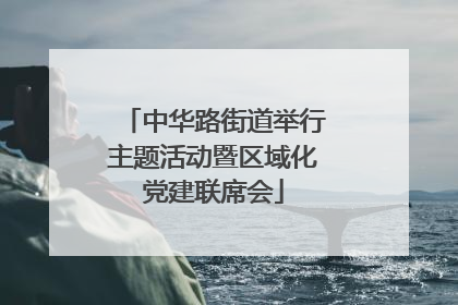 中华路街道举行主题活动暨区域化党建联席会