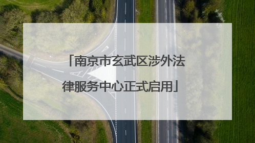 南京市玄武区涉外法律服务中心正式启用