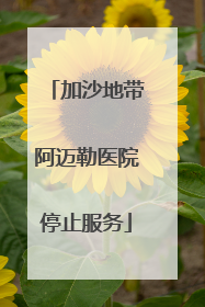 加沙地带阿迈勒医院停止服务