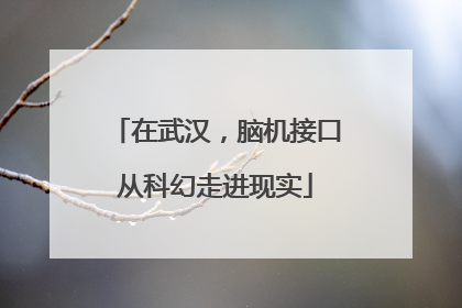 在武汉，脑机接口从科幻走进现实