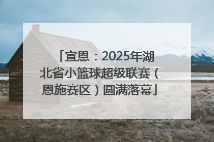 宣恩：2025年湖北省小篮球超级联赛（恩施赛区）圆满落幕