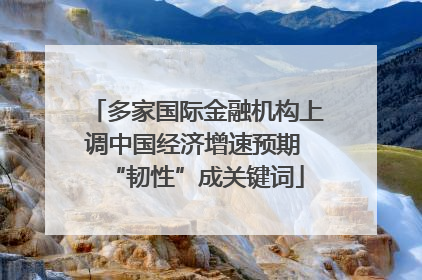 多家国际金融机构上调中国经济增速预期 “韧性”成关键词