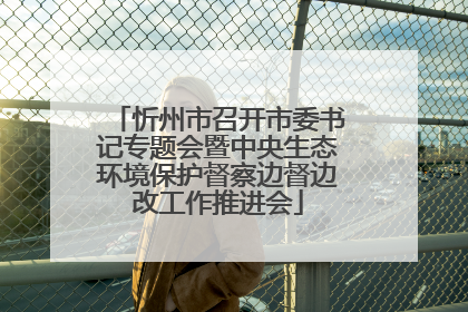 忻州市召开市委书记专题会暨中央生态环境保护督察边督边改工作推进会