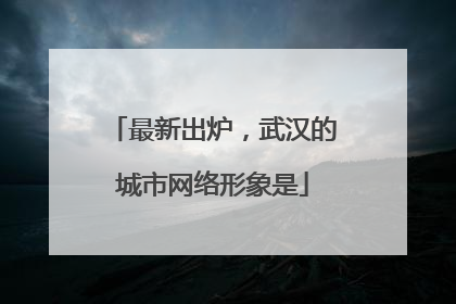 最新出炉，武汉的城市网络形象是