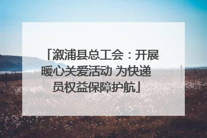 溆浦县总工会：开展暖心关爱活动 为快递员权益保障护航