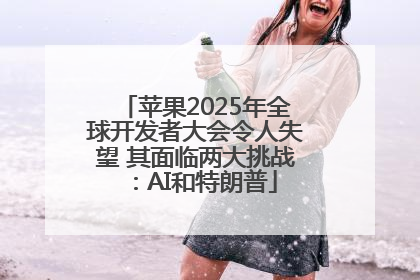 苹果2025年全球开发者大会令人失望 其面临两大挑战：AI和特朗普