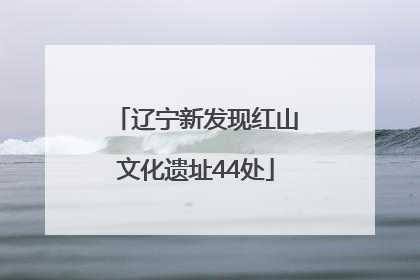 辽宁新发现红山文化遗址44处