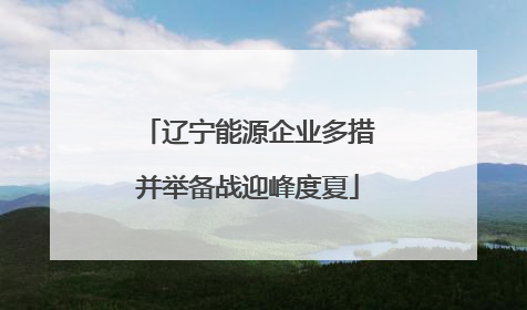 辽宁能源企业多措并举备战迎峰度夏