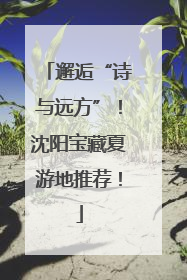 邂逅“诗与远方”！沈阳宝藏夏游地推荐！