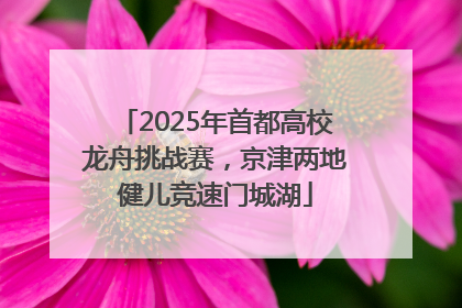 2025年首都高校龙舟挑战赛，京津两地健儿竞速门城湖