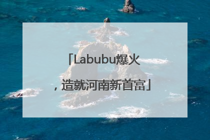 Labubu爆火，造就河南新首富